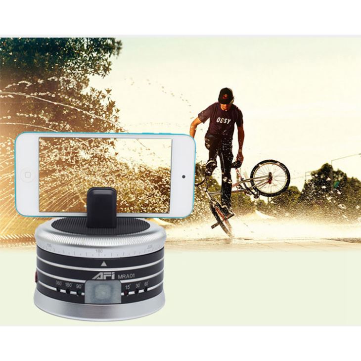 Cabeça panormica auto-rotativa de 360 ° para montagem de câmera de foto-lapso de foto Sony AFI MRA01
