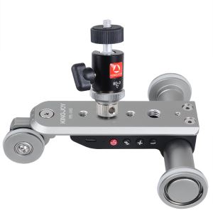 Kingjoy Motorizada Câmera de Vídeo Eletrônico Movendo Mini Slider Dolly PPL-06S